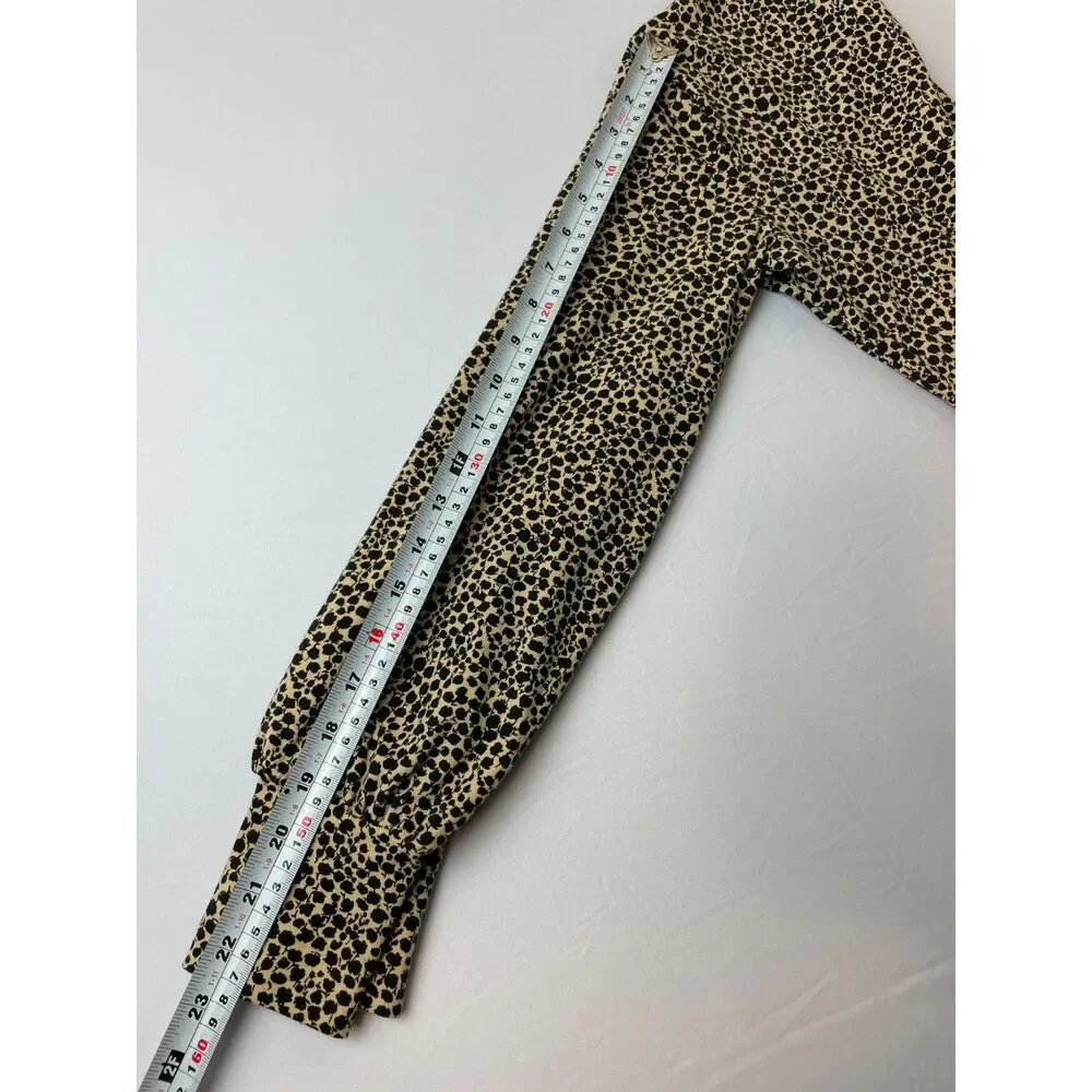 ~ NEW ModCloth M Dress Effie's Heart Cotton Spandex Pockets Long Sleeves Floral - Picture 7 of 15